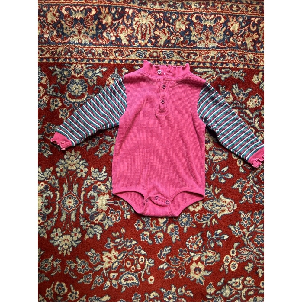 Vintage Honors Baby Pink Pinstripe Piggie Size 24 Months